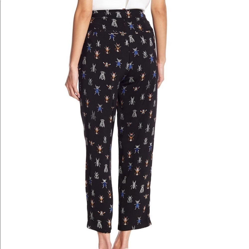 KENDALL & Kylie synthetic bug printed trousers size M